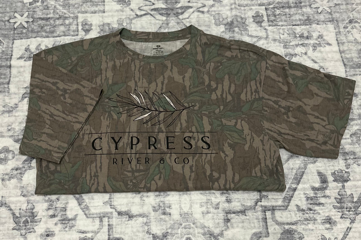 Cypress River & Co. Mossy Oak Greenleaf Tee